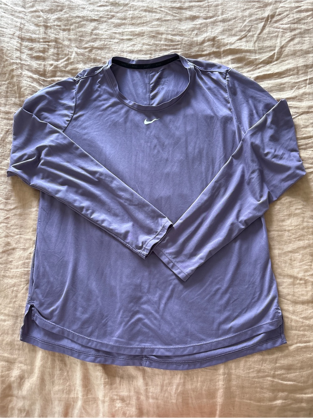 Nike Purple Lavender Dri-FIT Long Sleeve Top